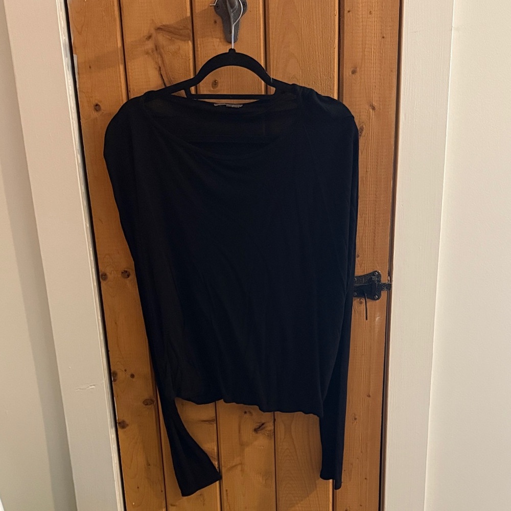 Vince Dolman Sleeve Black Women's Top